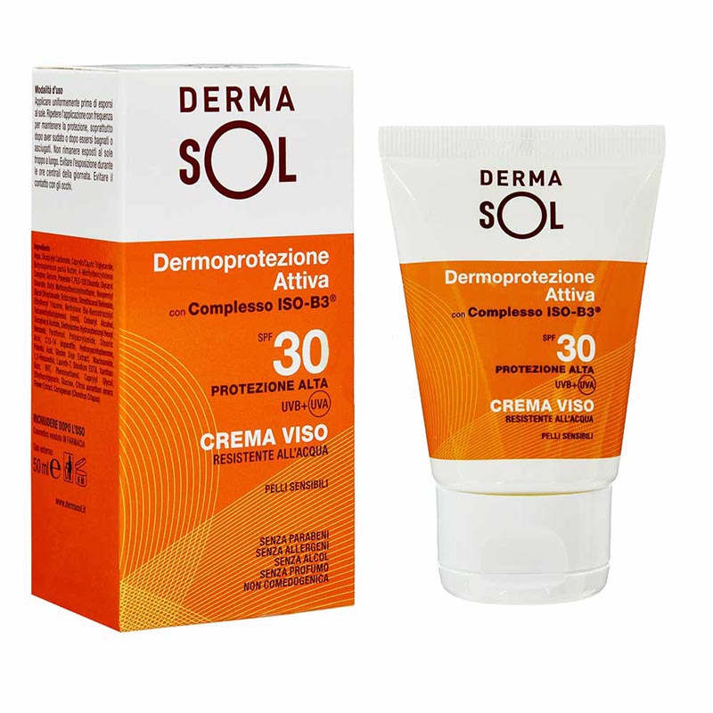 meda pharma spa meda pharma dermasol protettivo solare spf30 crema viso protezione alta 50 ml taglio prezzo